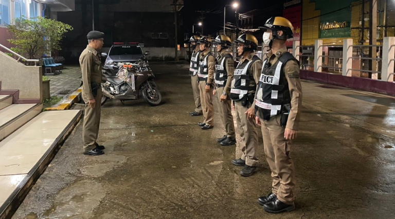 ออกตรวจสถานบริการ/สถานประกอบการคล้ายสถานบริการในพื้นที่ เพื่อจัดระเบียบสังคมและการป้องกันปราบปรามการกระทำความผิดเกี่ยวกับการค้ามนุษย์