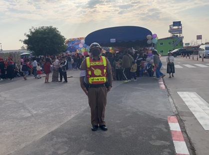 การรักษาความปลอดภัยและอำนวยความสะดวกด้านการจราจร “กิจกรรมวันเด็กแห่งชาติ  ประจำปี 2568 ”